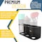Koova Storage Rack, Steel, Black, 3.3 in W, 3.7 in H, 9.25 in L, Powder Coated KV-CAN-3 - alternate 2